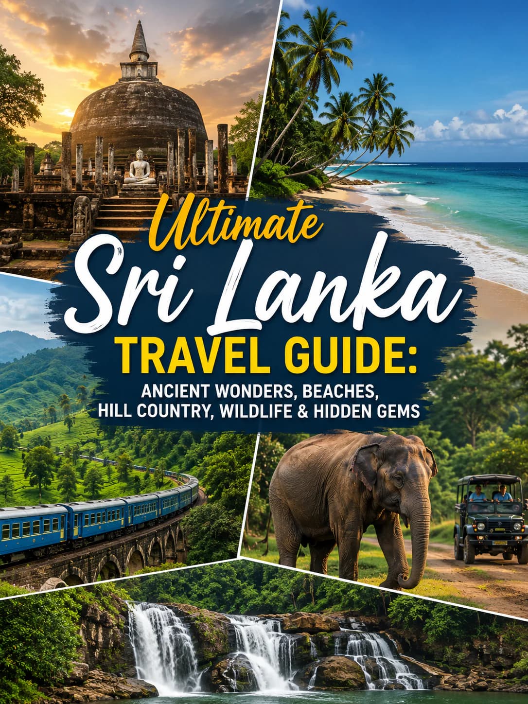 Ultimate Sri Lanka Travel Guide: Ancient Wonders, Beaches, Hill Country, Wildlife & Hidden